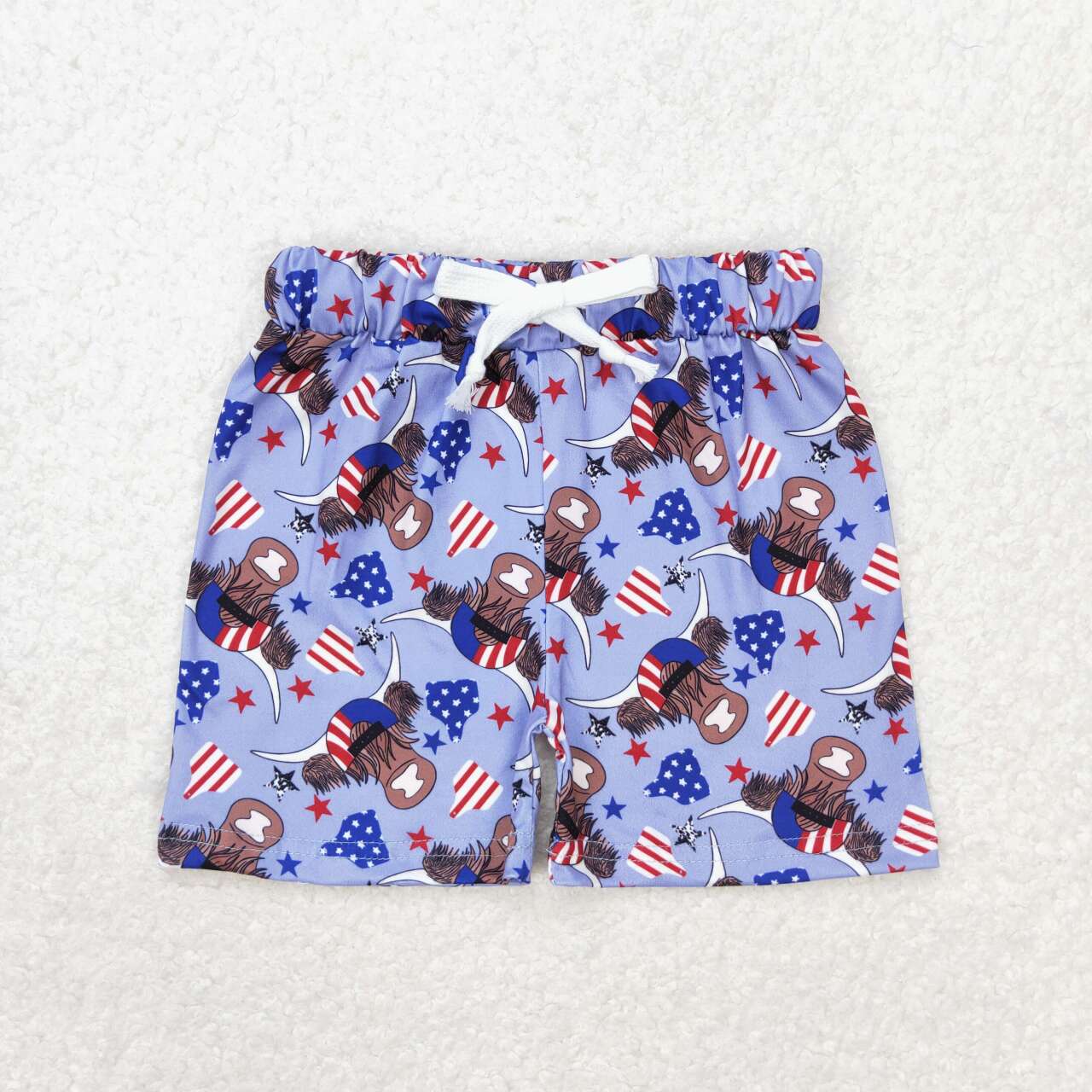 SS0204 boy July 4th  shorts  202405 RTS