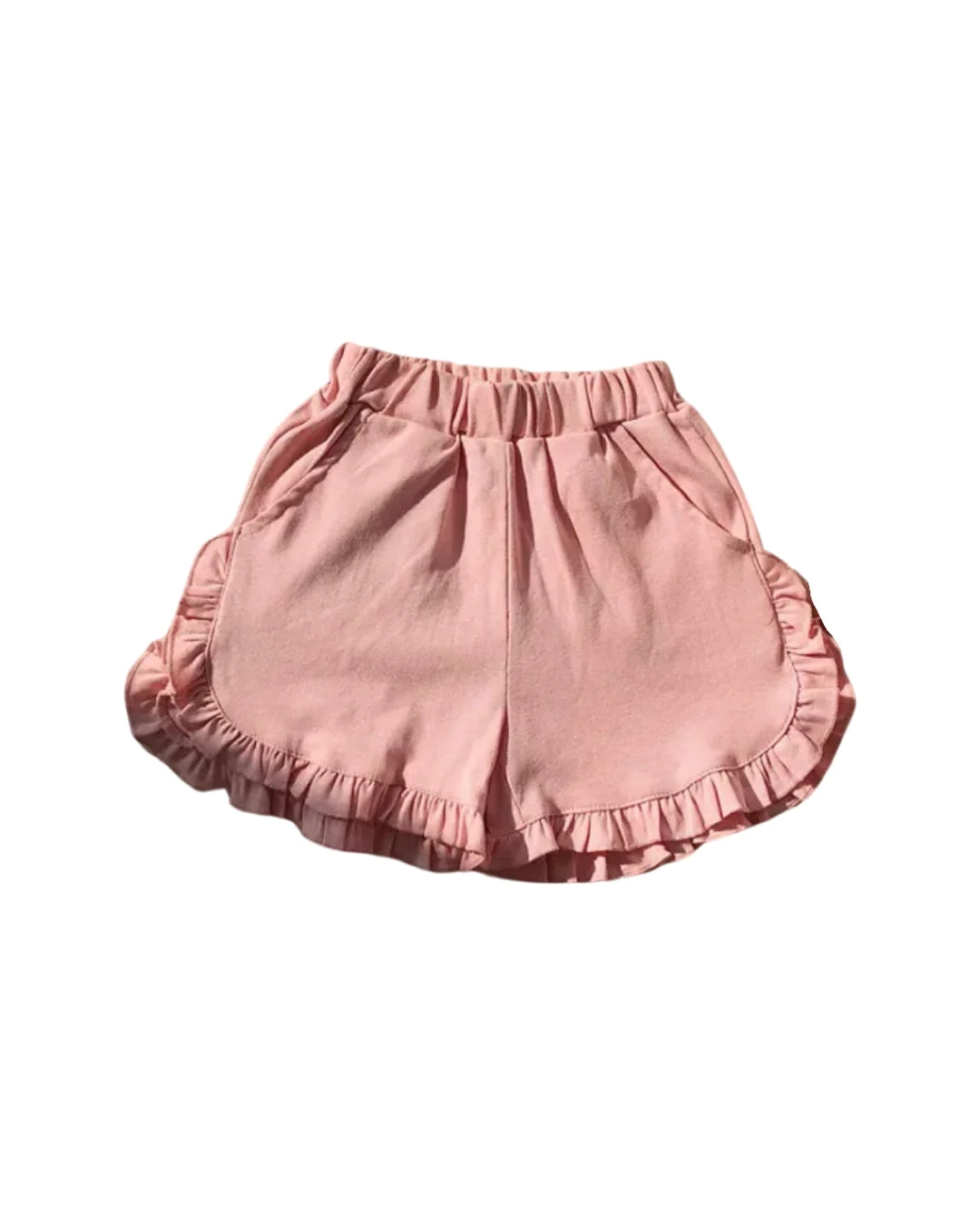 SS0235 girl solid cotton shorts preorder 202402