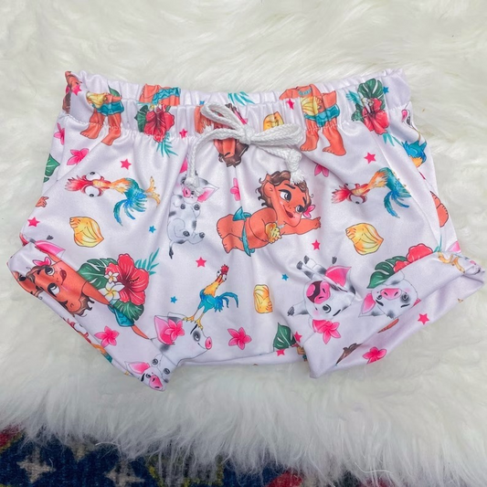 SS0262 Bummies flower shorts 202403 preorder