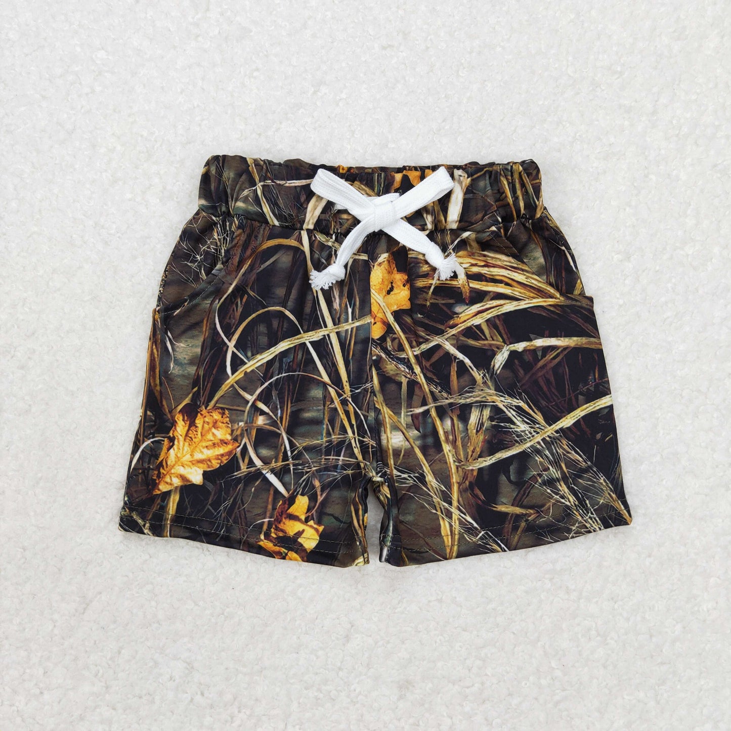 SS0280 girl camo shorts 202405 rts Sibling