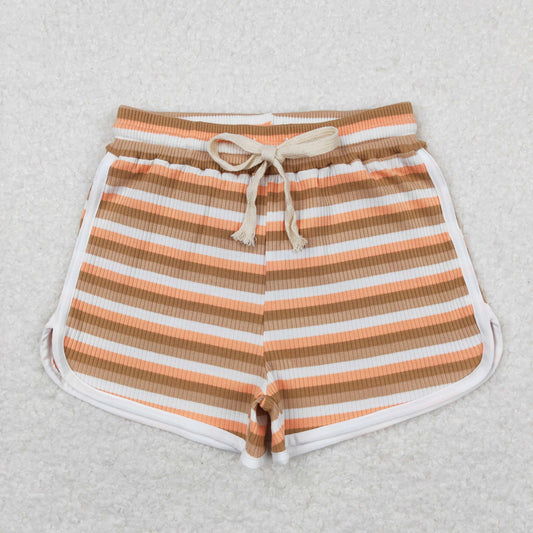 SS0336 stripe girls cotton sports shorts RTS 202405