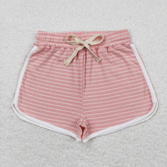 SS0338 stripe girls cotton sports shorts RTS 202405