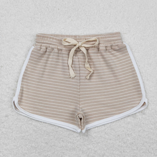 SS0342  stripe girls cotton sports shorts RTS 202405