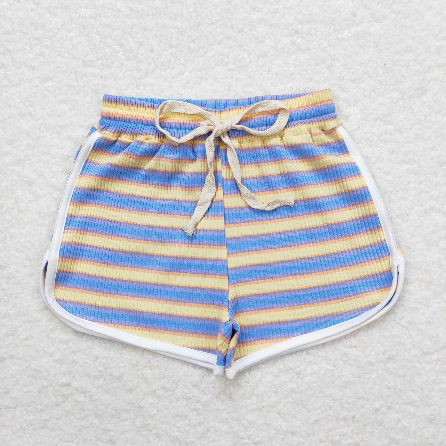 SS0347  stripe girls cotton sports shorts RTS 202405