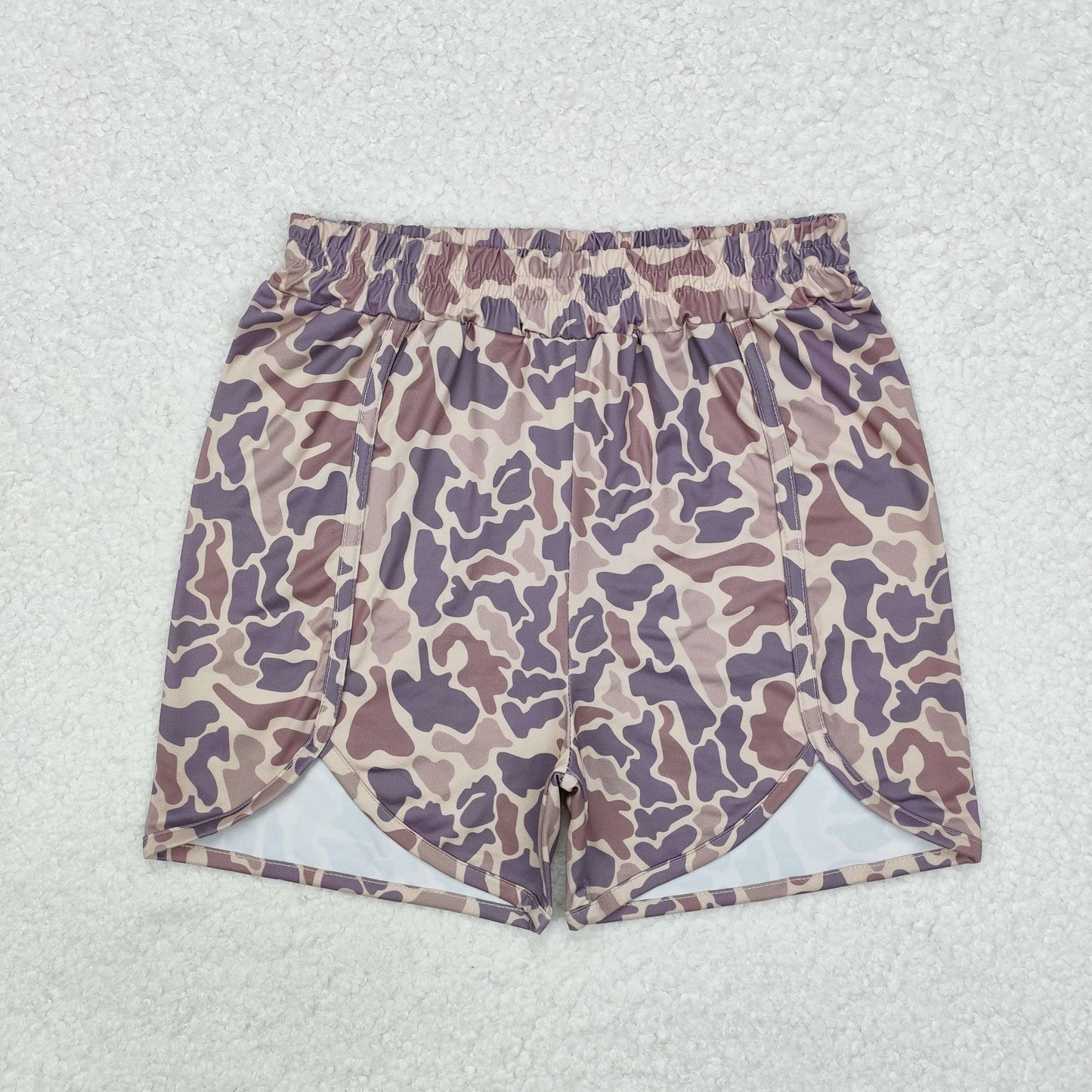 SS0374  adult women mama and kids adult camo shorts  202411 sibling RTS