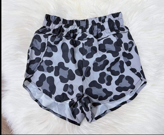 SS0379 sports cow gray girl sports shorts 202410 preorder 202410