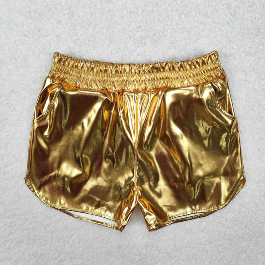 SS0417 golden leather boy shorts 202501 RTS