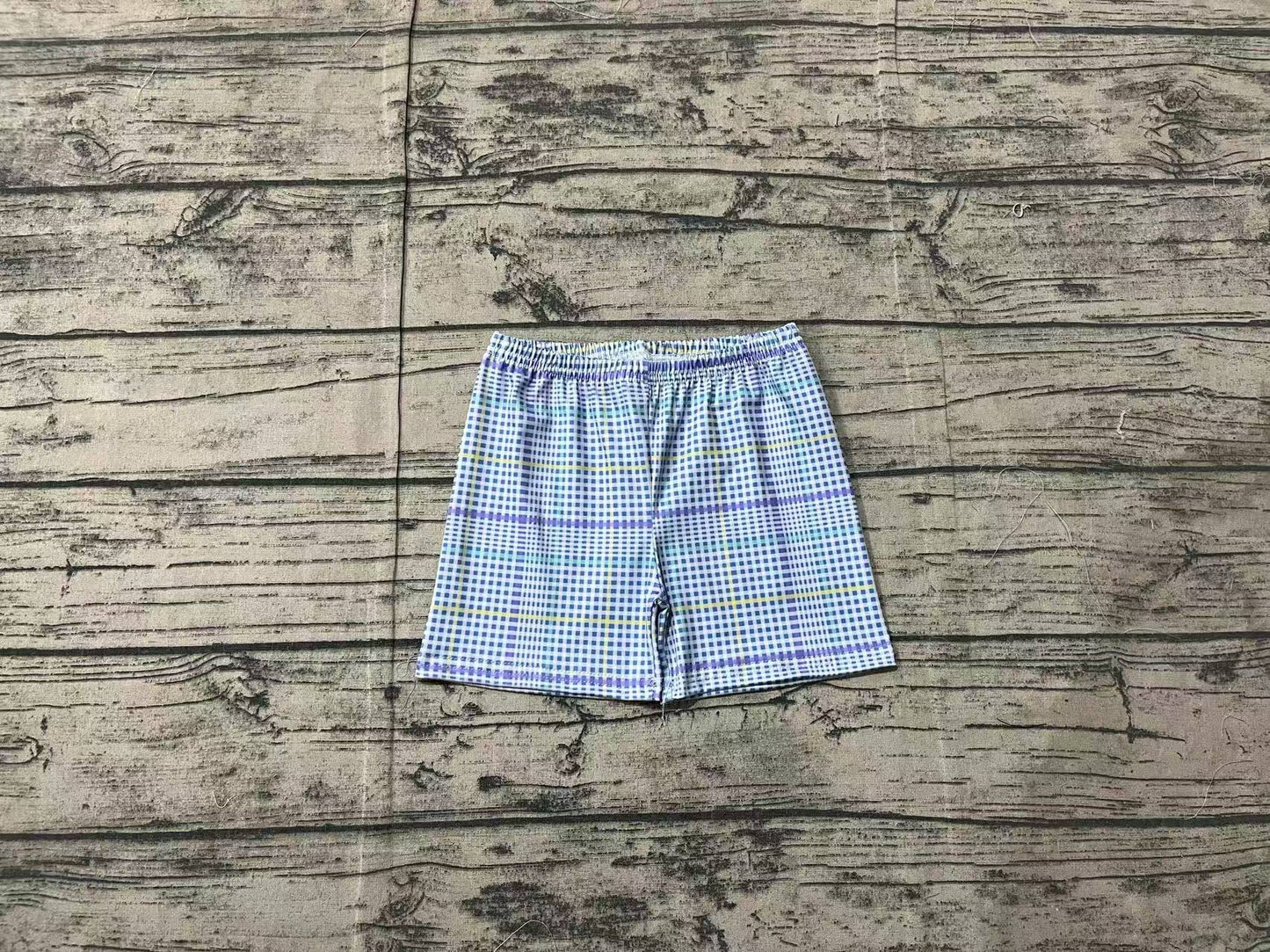 SS0422 boy plaid Easter shorts 202411 preorder