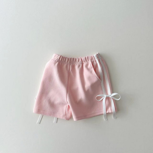 SS0425 pink bow girl shorts 202411 preorder