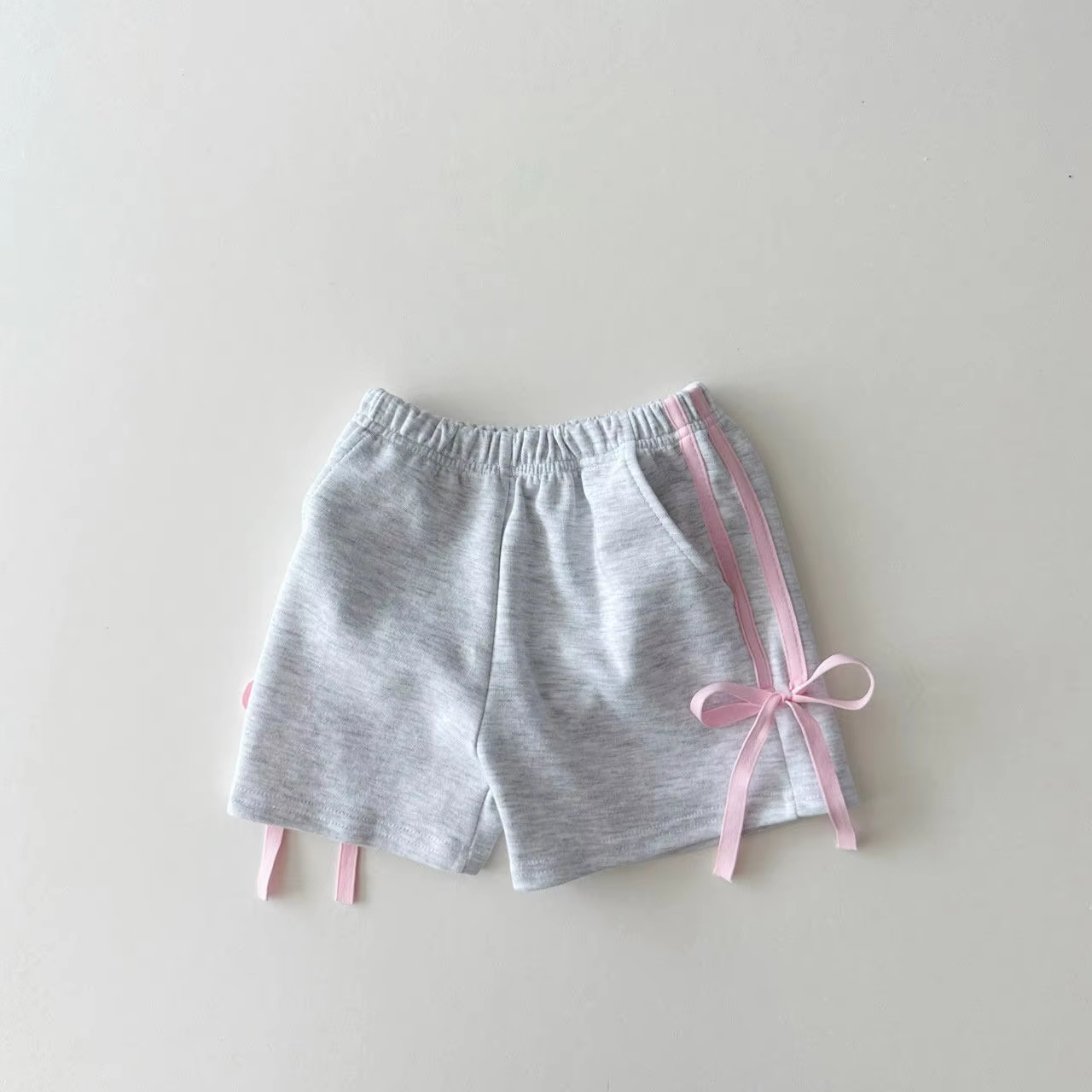 SS0426  white pink bow girl shorts 202411 preorder