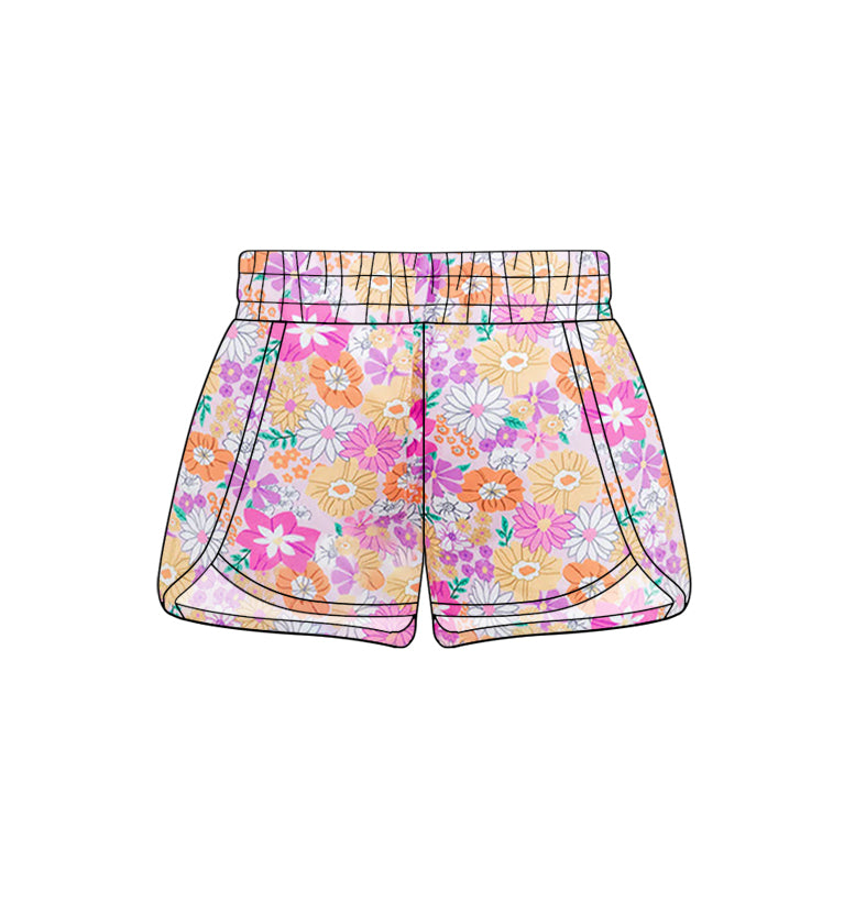 SS0428 flowers girl shorts 202411 preorder