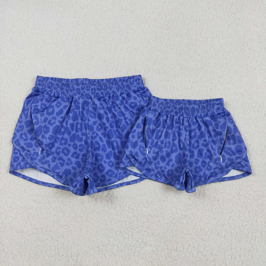 SS0470 YOGA adult  purple leopard shorts women 202505 RTS sibling
