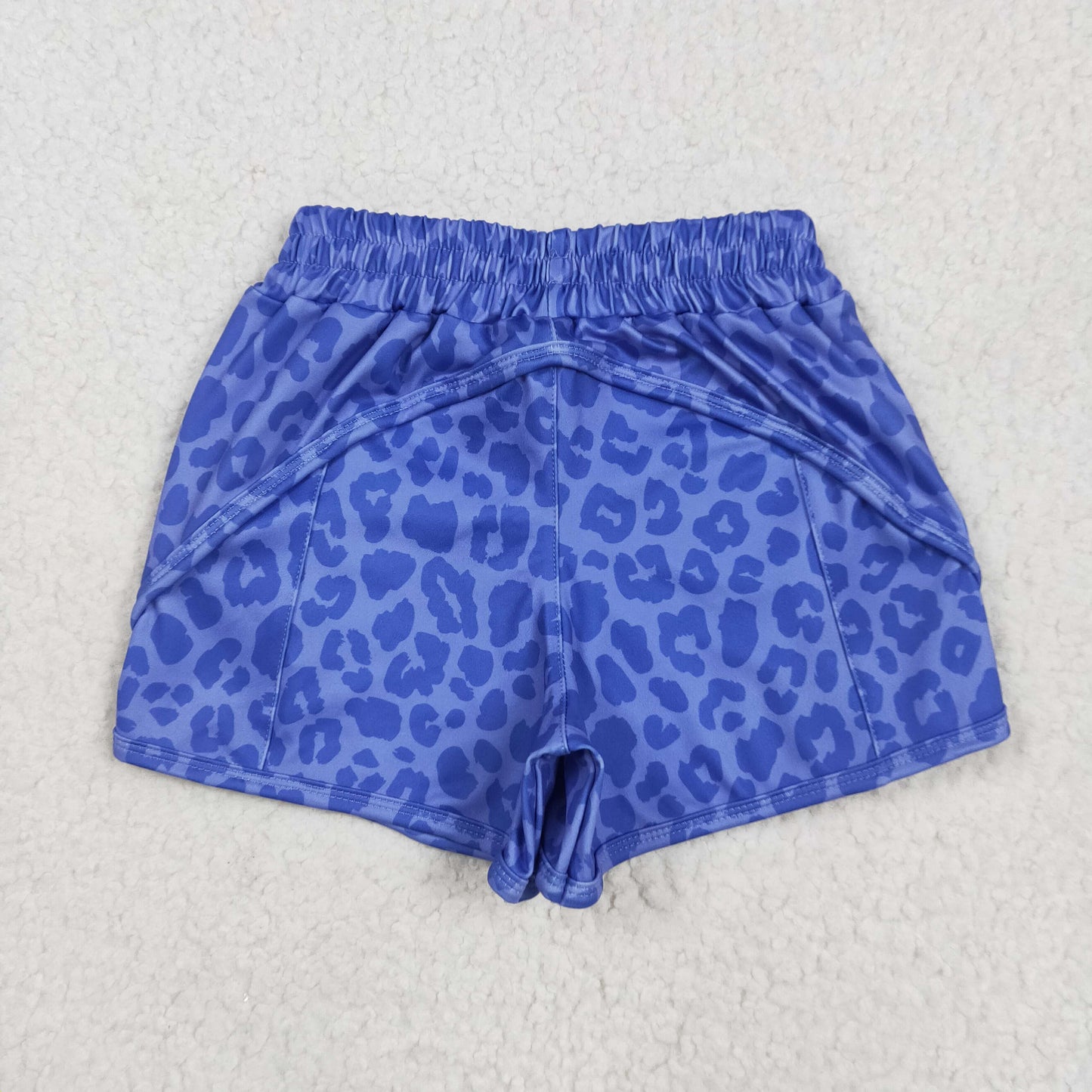 SS0466 yoga leopard western girl shorts 202504 RTS