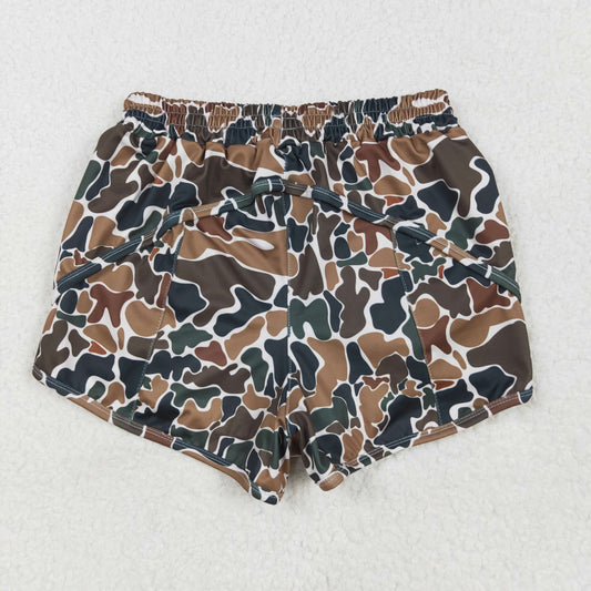 SS0469 YOGA adult  camo shorts women 202505 RTS sibling