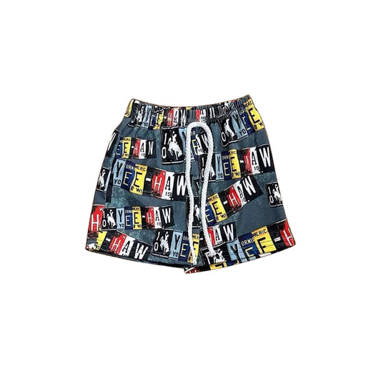 SS0513 western boy shorts outfit 202503 preorder