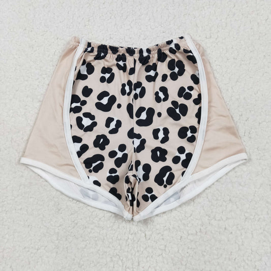 SS0526 leopard butterfly shorts brown western girl kids shorts outfit 202505 RTS