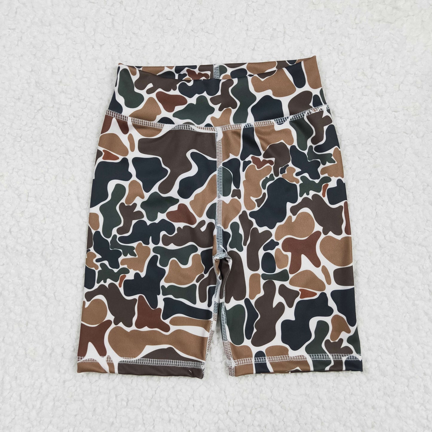 SS0534 yoga  camo girl kids shorts  202504 RTS