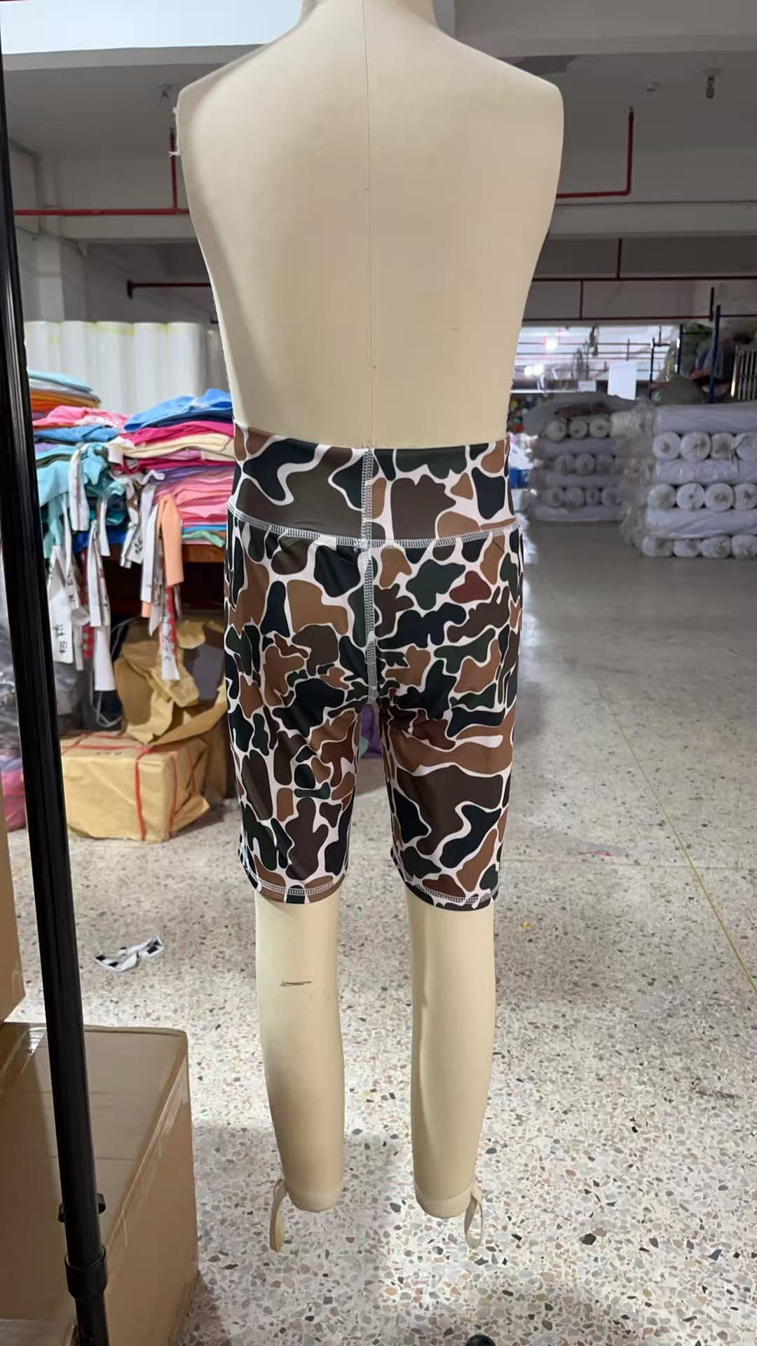 SS0534 yoga  camo girl kids shorts  202504 RTS