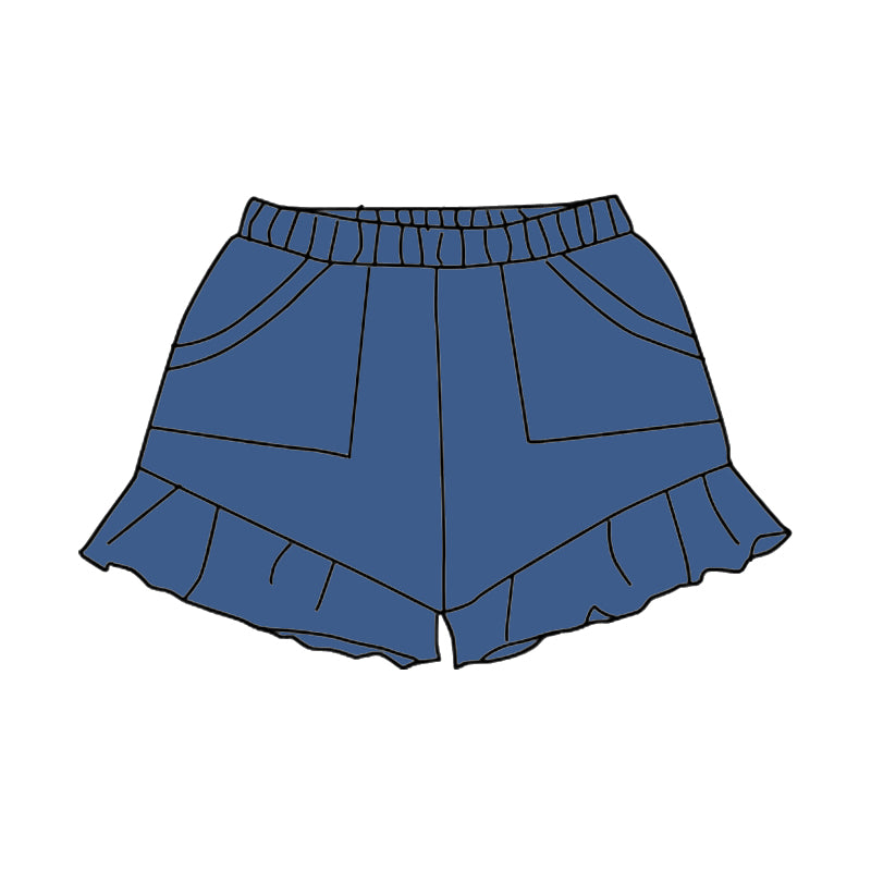 SS0557-cotton butterfly shorts preorder cotton western  shorts girl summer  202503