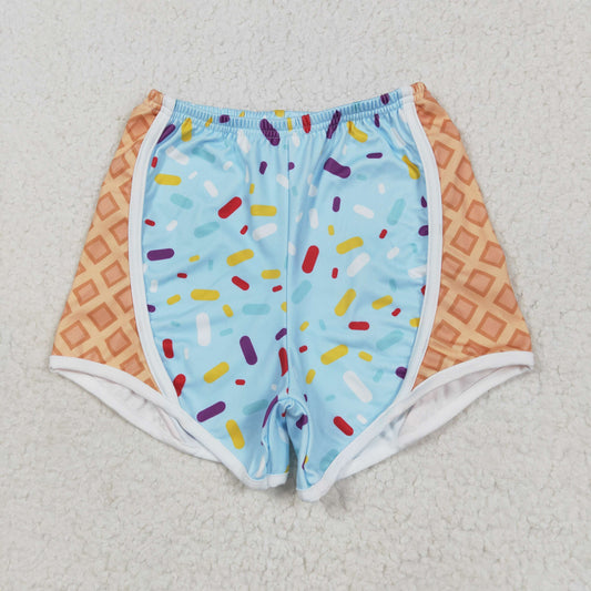 SS0571 butterfly shorts YOGA-XS-4XL Ice cream western girl kids shorts outfit RTS Free shipping order $100+