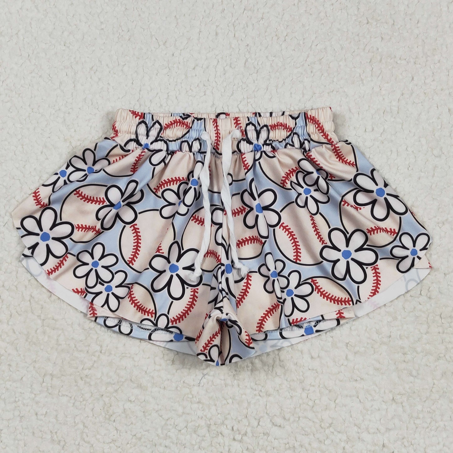 SS0581 baseball girl kids shorts skirt 202505 rts