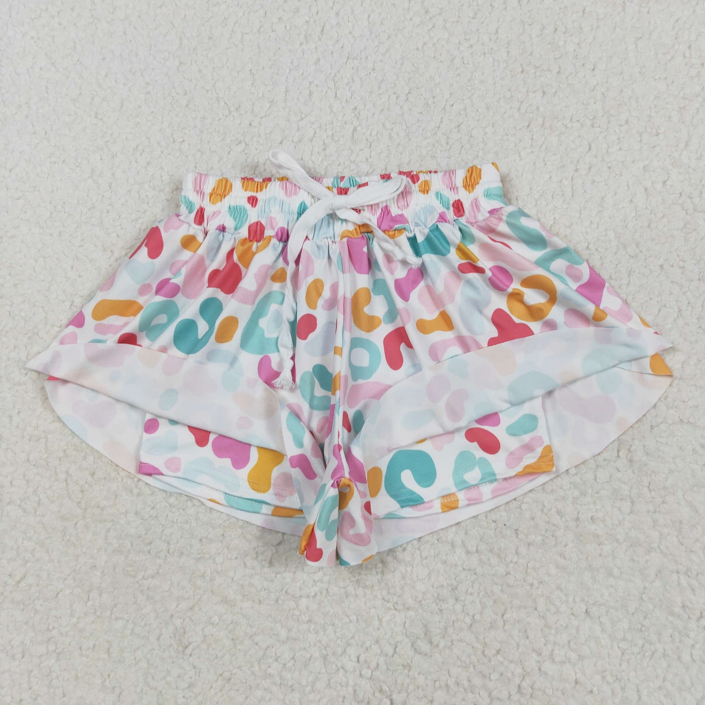 SS0592 LEOPARD butterfly shorts girl kids shorts skirt 202505 RTS