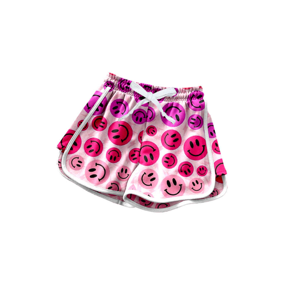 SS0603 smile face girl kids shorts 202504 preorder