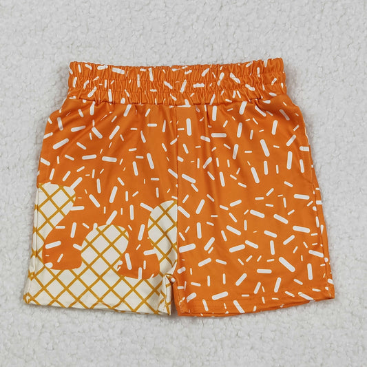SS0639 boy splatter ice cream drip shorts 202508 RTS