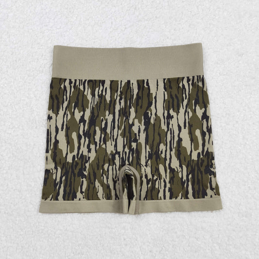 SS0642 camo adult  shorts  women 202509 sibling  RTS