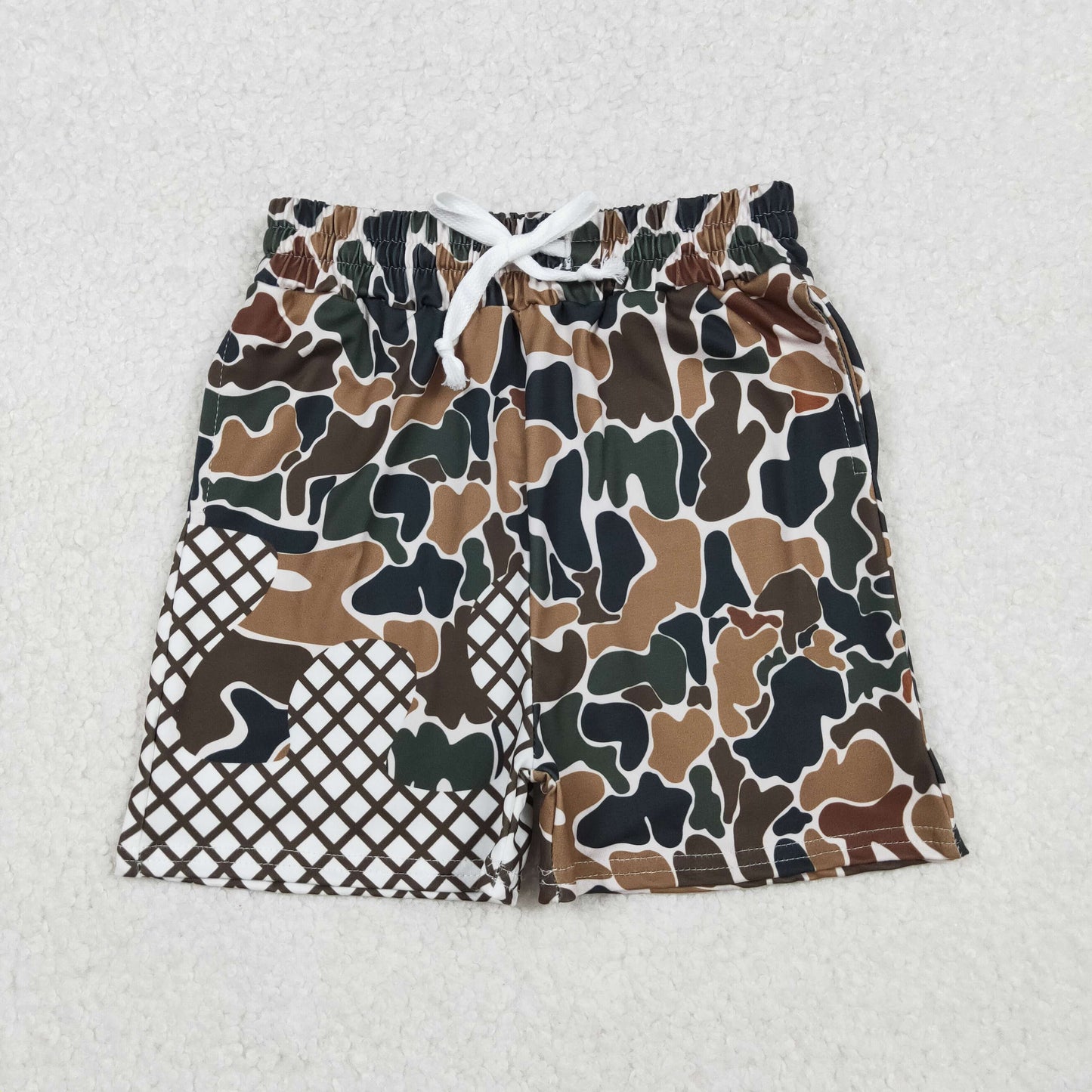 SS0651-XS-3XL  boy splatter ice cream drip shorts 202510 RTS