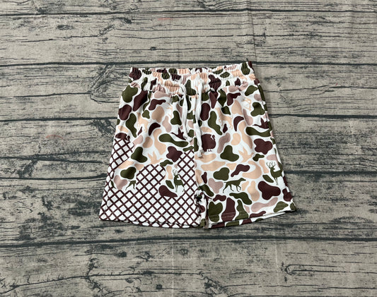 SS0652-XS-3XL  boy splatter ice cream drip shorts 202509 preorder