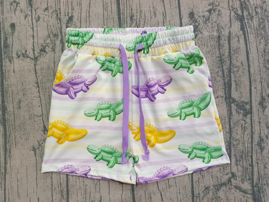SS0678 Mardi GRAS GIRL shorts 202512 PREORDER