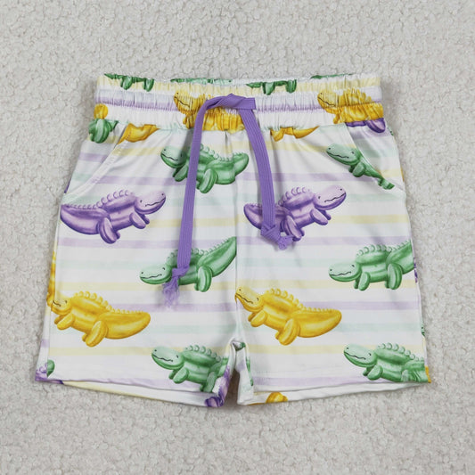 SS0678 Mardi GRAS GIRL shorts 202601 RTS