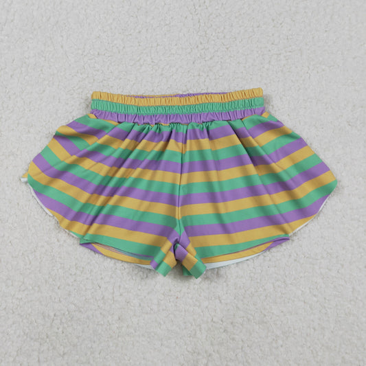 SS0685  yoga Rainbow girl kids shorts 202511 RTS