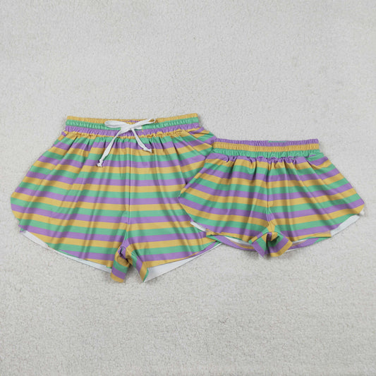 SS0706 adult yoga Rainbow shorts women 202512  RTS  sibling