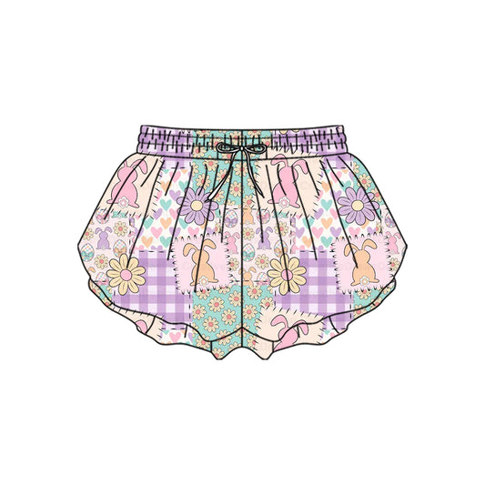 SS0719 yoga  Easter rabbit shorts girl kids shorts 202510 preorder