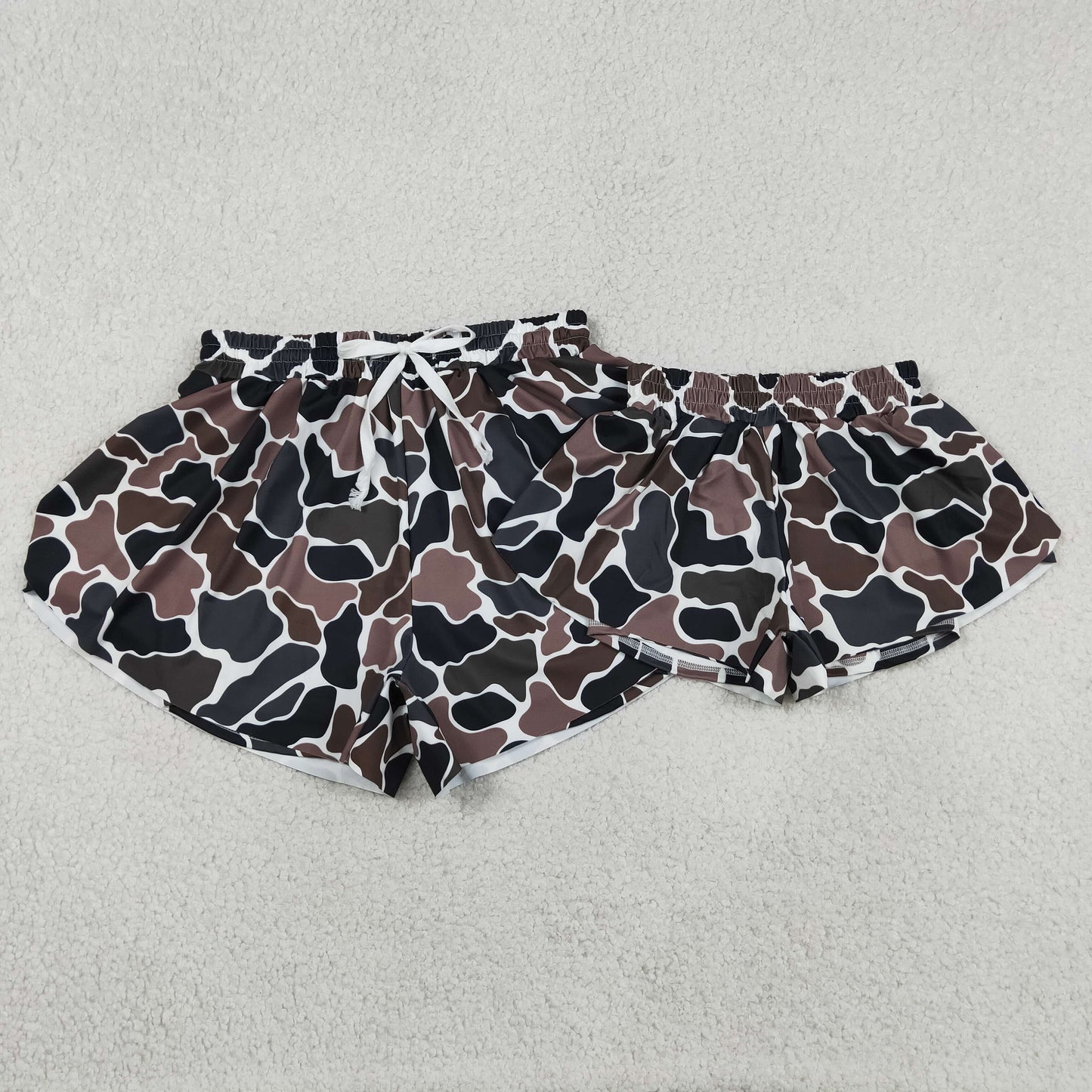 SS0768 adult yoga CAMO shorts women 202603 RTS  sibling