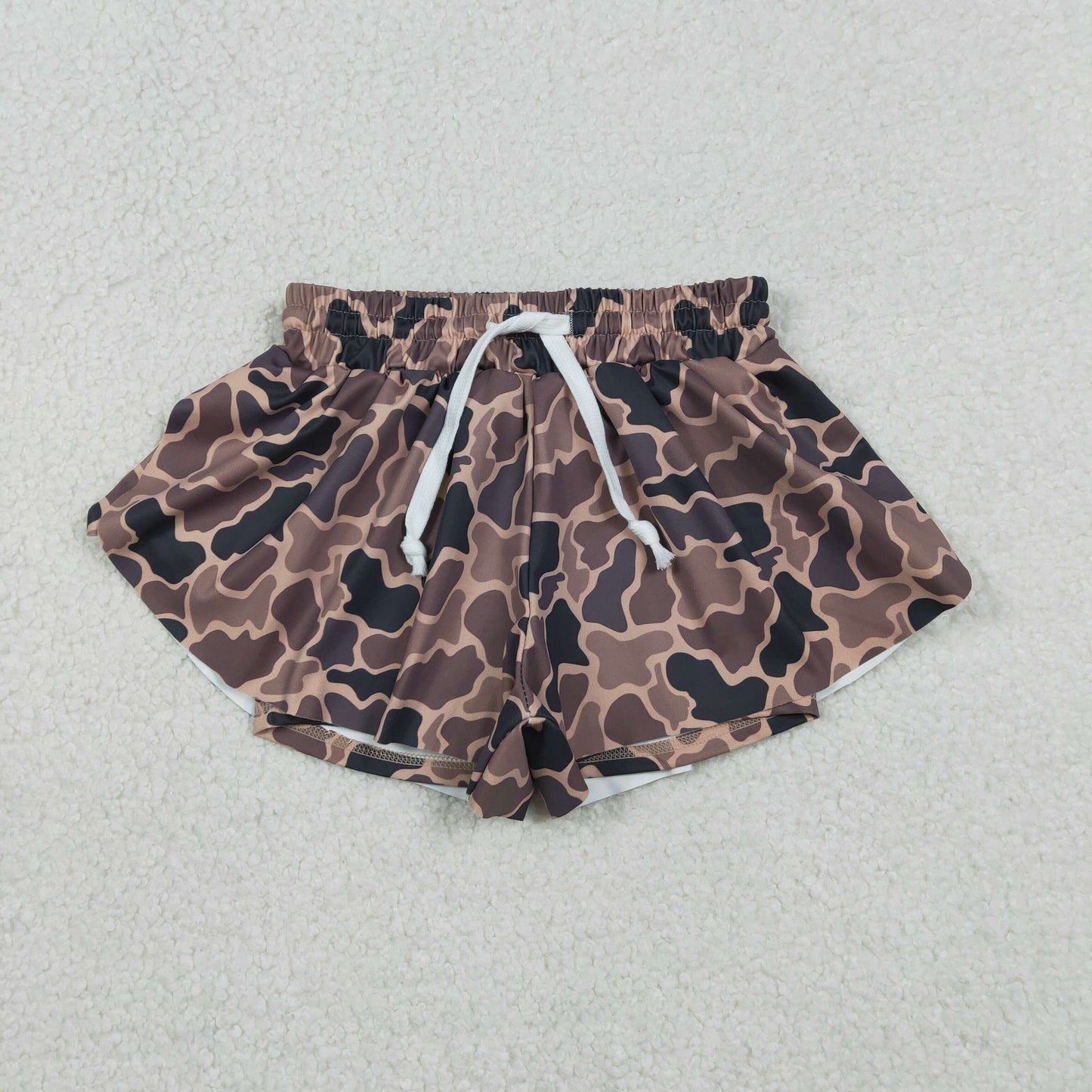 SS0772 Camo yoga girl shorts 202602  RTS
