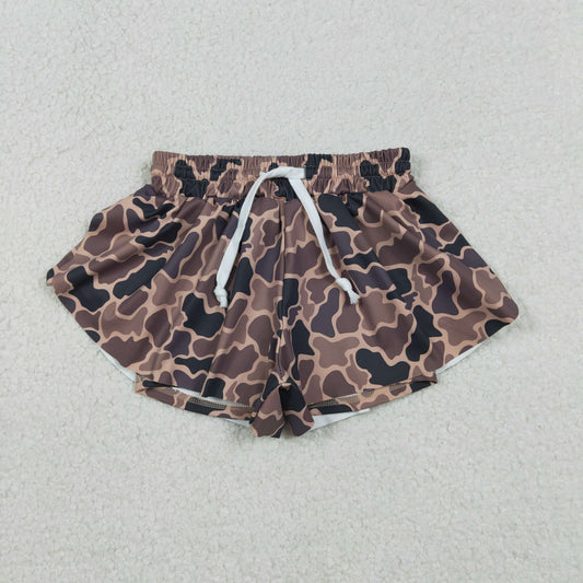 SS0772 Camo yoga girl shorts 202602  RTS
