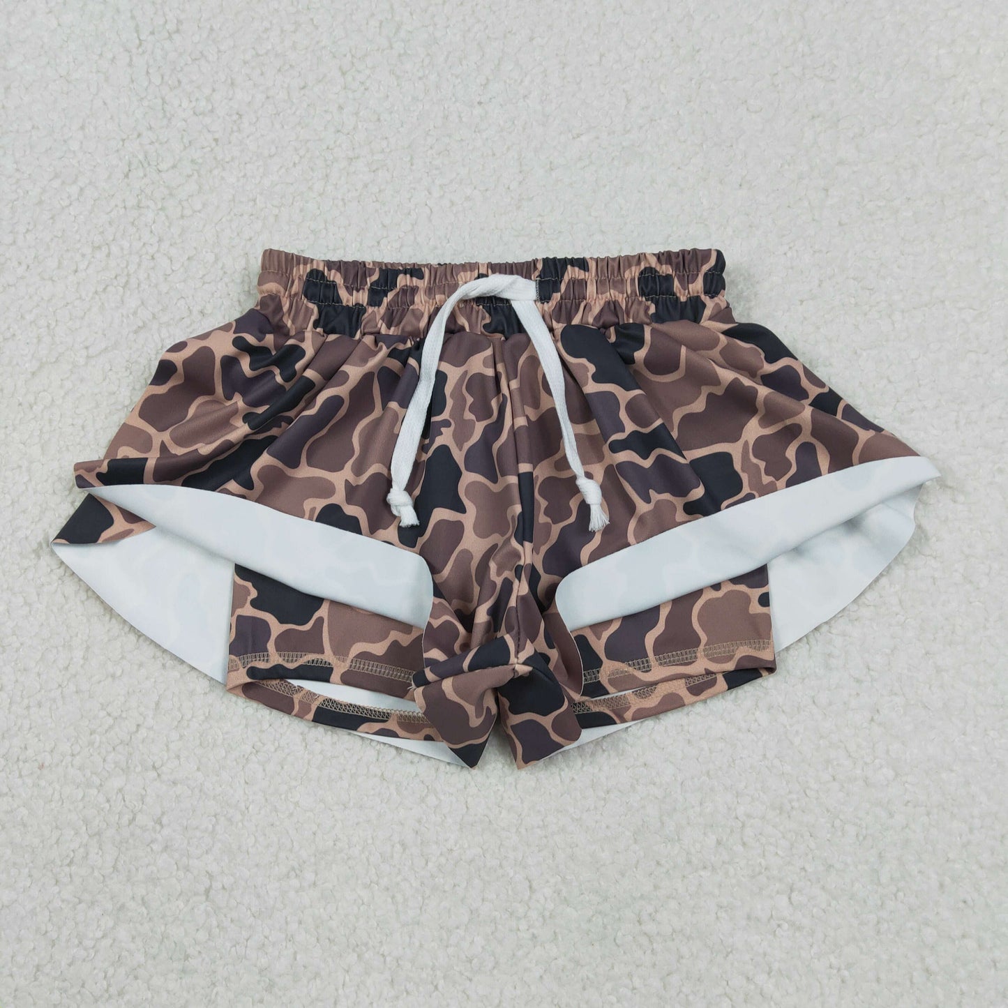 SS0772 Camo yoga girl shorts 202602  RTS