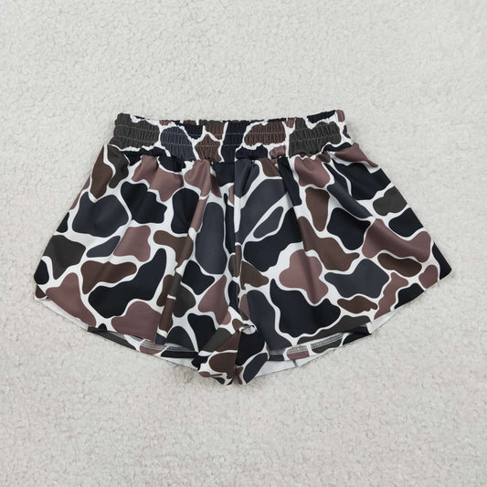 SS0773 yoga girl  camo  shorts 202602  RTS