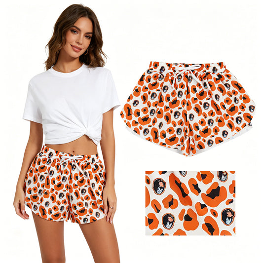 SS0806 yoga LEOPARD  adult shorts women 202605  RTS  sibling