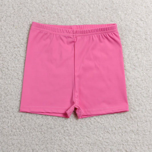 SS0826 YOGA PINK SOLID GIRL  shorts 202607 RTS