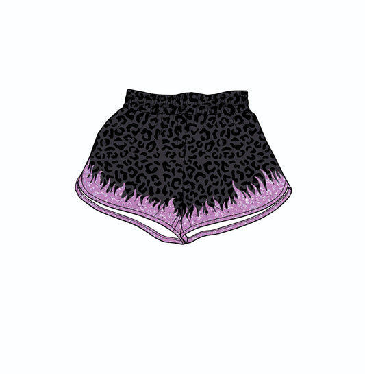 SS0943 black leopord yoga adult shorts women 202619 preorder  sibling