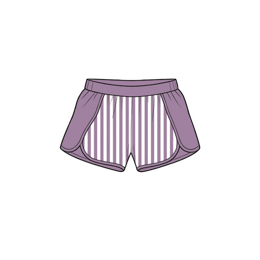 SS0953 yoga purple stripe girl shorts 202619 preorder