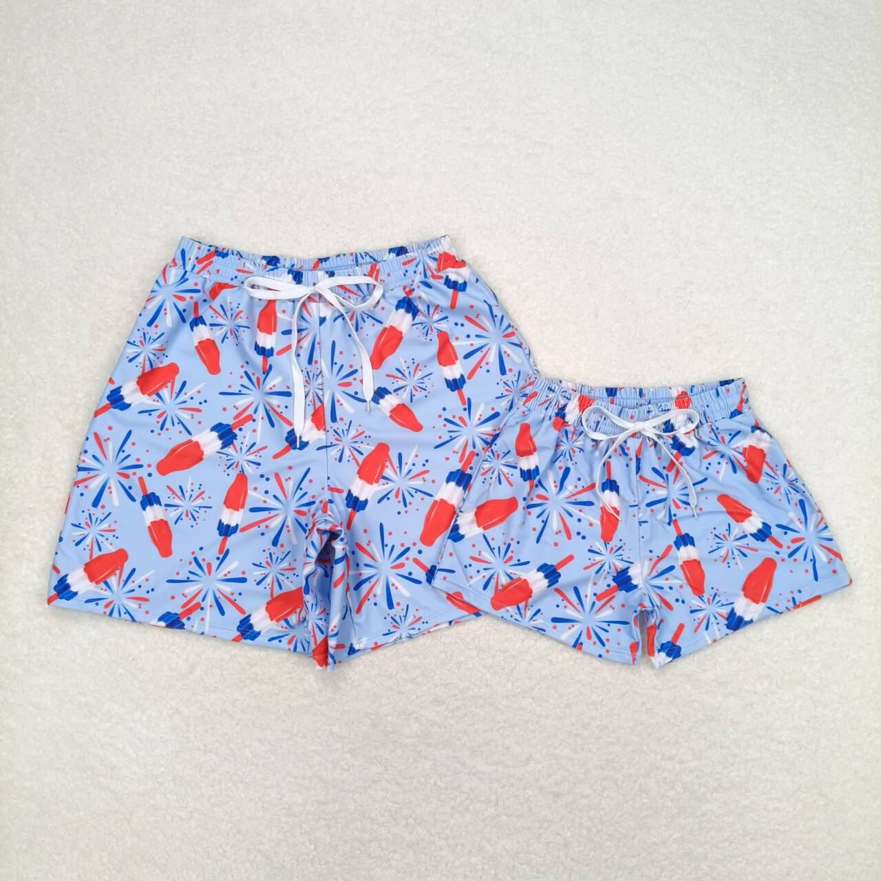 S0335成人 4th July Adult shorts swim trunk 202405 RTS