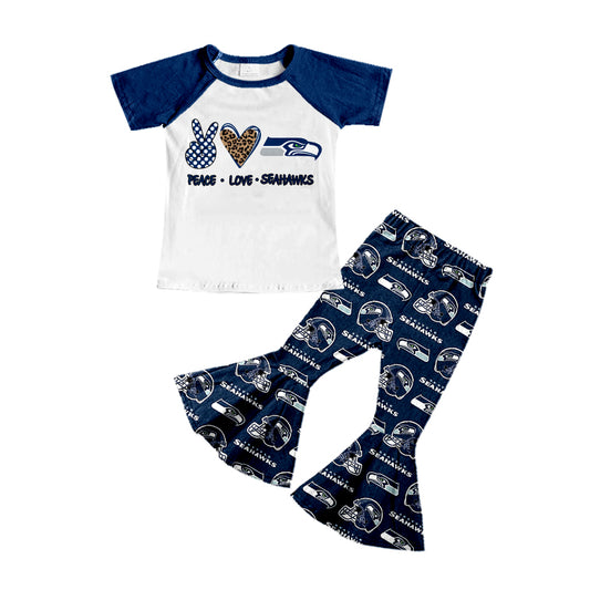 seahawks CUSTOM  football team  MOQ3  kids outfit