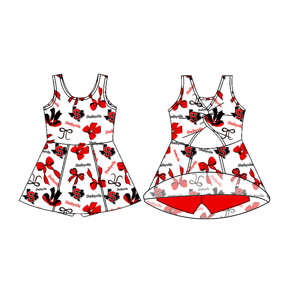 MOQ5 Custom Shelbyville dragons Yoga girl dress 2025