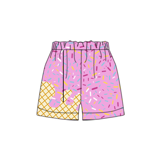 light pink yellow MOQ3 logo CUSTOM  KIDS shorts 202503