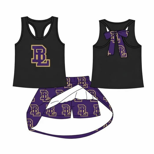 CUSTOM purple BL cow MOQ8 Yoga girl outfit Skirt 202602